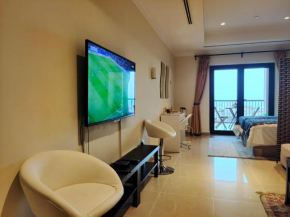 Sea View, Sunlit Studio in The Pearl